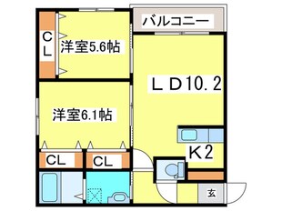 グランコート宮の森の物件間取画像